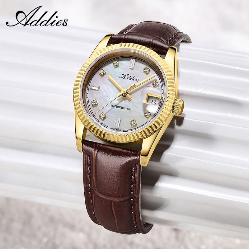 Luxury Watch - Addies 585 quartz dameshorloge 28 mm