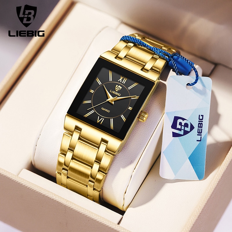 Luxury Watch Market - LiEBIG Luxe Gouden Quartz Horloges Voor