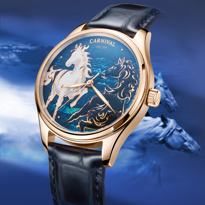 Zodiac Luxury Watch - Carnival Brand Fashion Zodiac Horse mechanisch