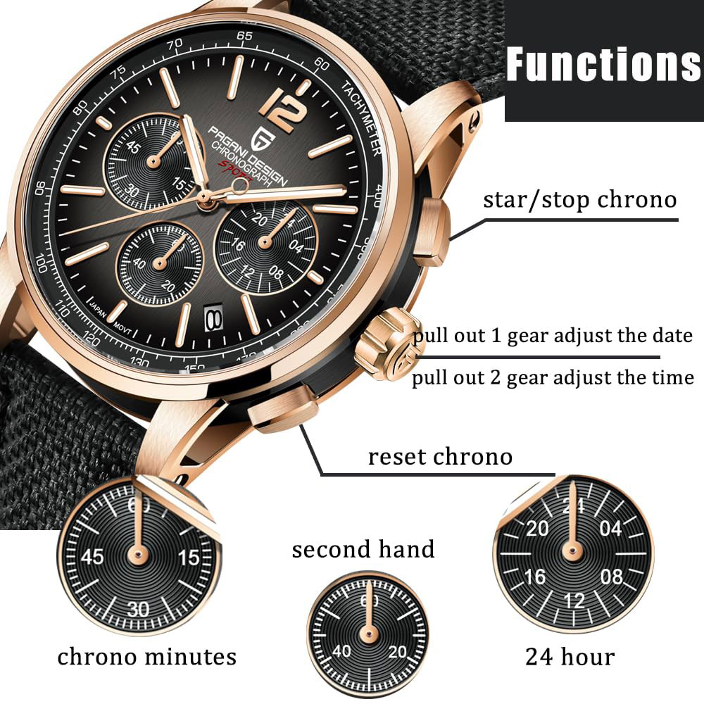 Luxury Watch Market - PAGANI ONTWERP Nieuwe Heren Horloge 41mm