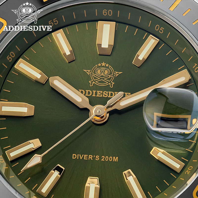 Cloisonne Enamel Dial - Addiesdive Nieuwe AD2510 Luxe Heren Duikhorloge