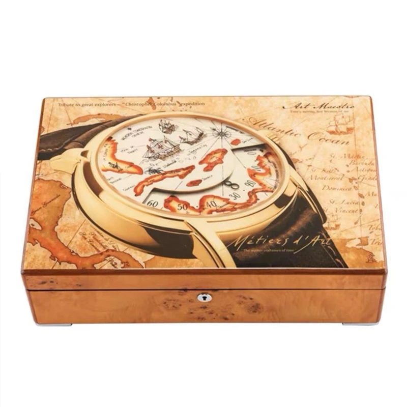 Luxury Watch Image - 12 Slots Houten Horloge Display Met