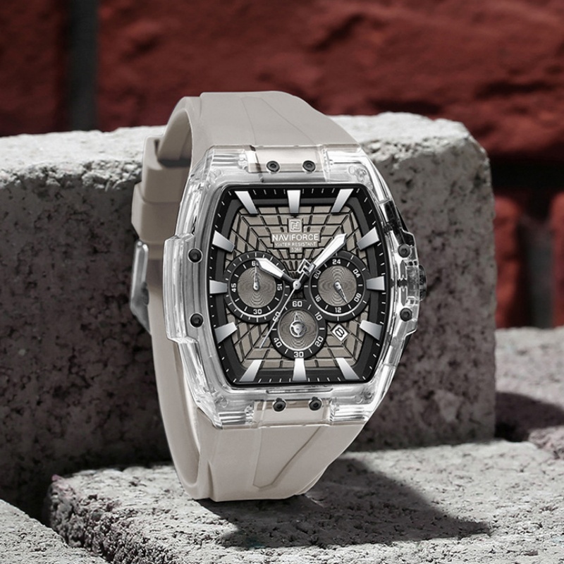Minute Repeater Watch - NF6113 NAVIFORCE Heren Multifunctionele Chronograafhorloge met