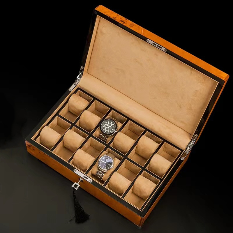 Luxury Watch Image - Nieuw Houten Horloge Display Met Slot