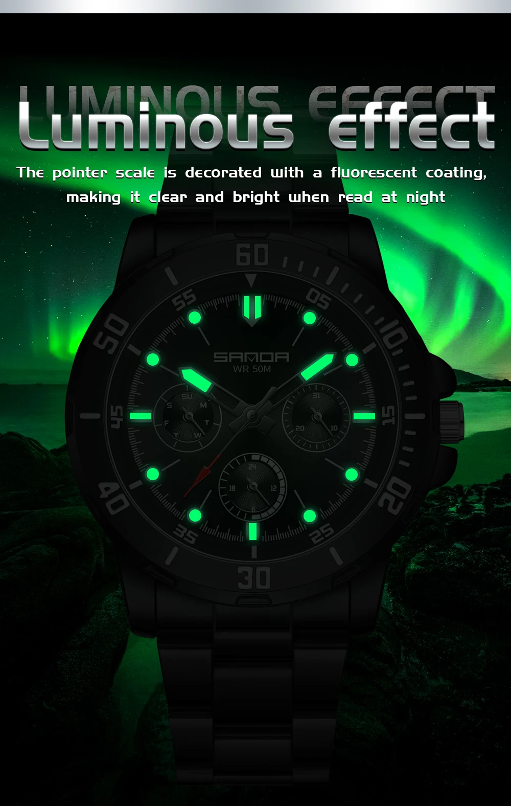SANDA 3265 3266 Heren elektron - Luxury Watch Store recensie en prijs