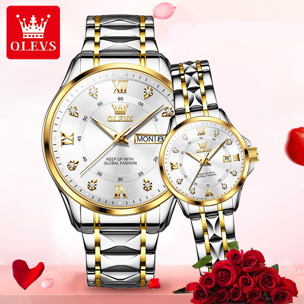 OLEVS 2906 paar horloge origin - Luxury Watch Market recensie en prijs