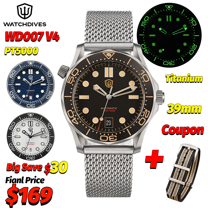 Watchdives Wd007 V4 39Mm NTTD  - Luxury Watch Omega recensie en prijs