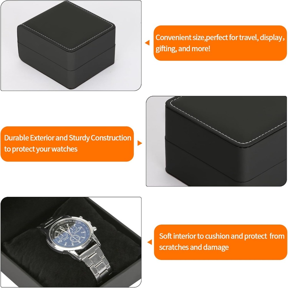 Luxe PU lederen horloge-reisko - Luxury Watch Image recensie en prijs