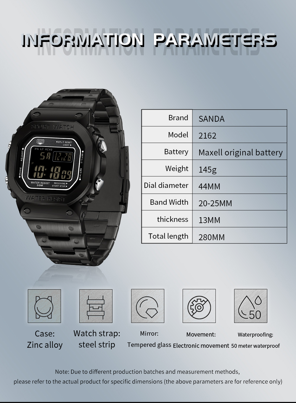 SANDA 2162 Elektronisch digita - Minute Repeater Watch recensie en prijs