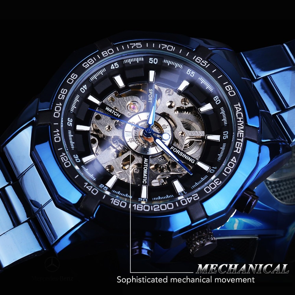 Mechanisch herenhorloge met sk - Luxury Watch Image recensie en prijs