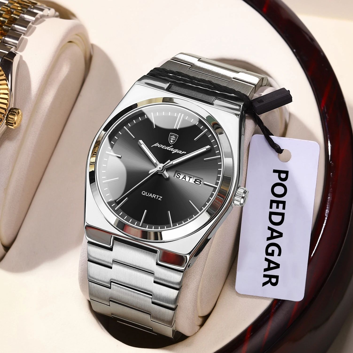 POEDAGAR Luxe heren quartzhorl - Luxury Watch Omega recensie en prijs
