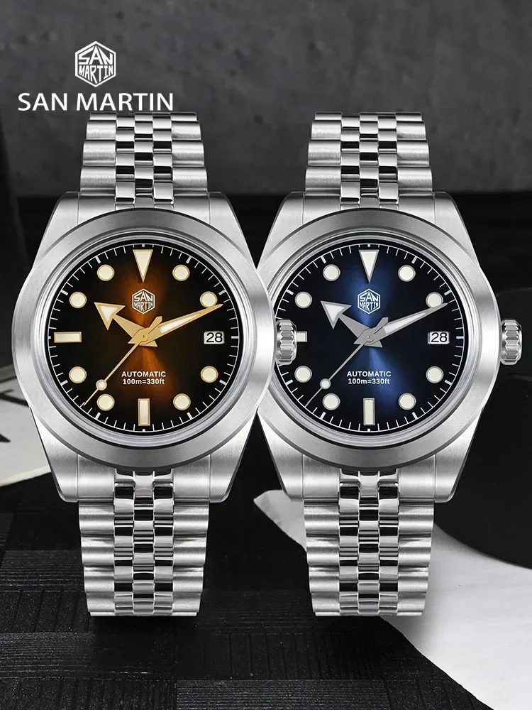 San Martin 39 mm heren sportho - Cloisonne Enamel Dial recensie en prijs